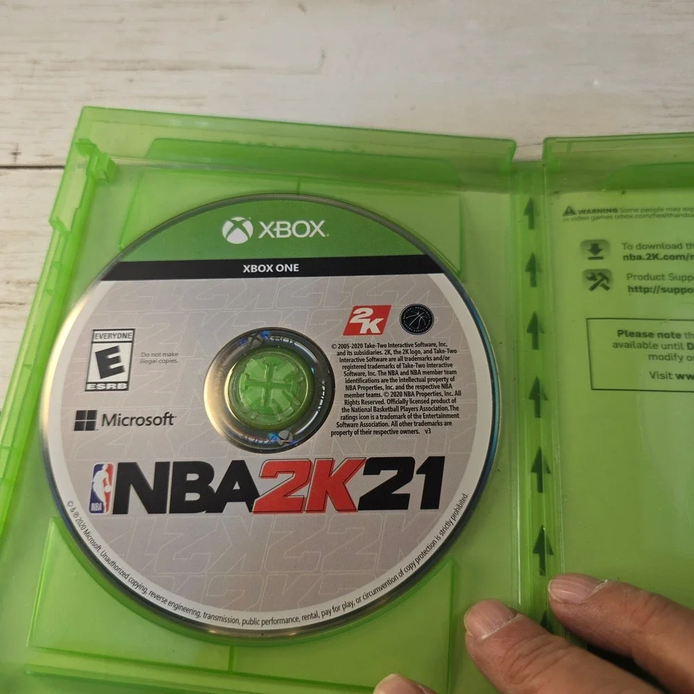 NBA 2K21 Xbox One Video Game Damian Lillard Cover Sports Basketball 2K Sports